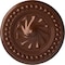 Ekena Millwork Foster Shell Ceiling Medallion (Fits Canopies up to 9 5/8"), 15 3/4"OD x 2"P, Copper Penny CM15FOCPS - alternate 1